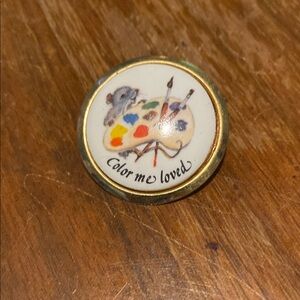 Colorful Art Palette Pin